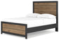 Vertani  Panel Bed With Mirrored Dresser, Chest And 2 Nightstands