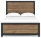 Vertani  Panel Bed With Mirrored Dresser, Chest And 2 Nightstands