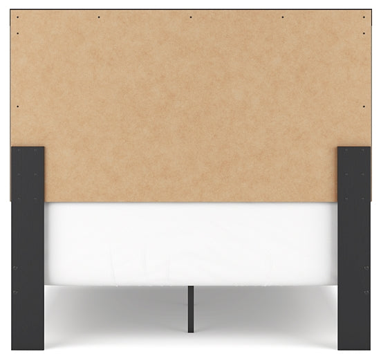 Vertani  Panel Bed With Dresser And 2 Nightstands