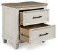 Shaybrock California  Panel Bed With Mirrored Dresser And Nightstand