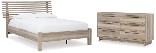 Hasbrick  Panel Bed With Dresser