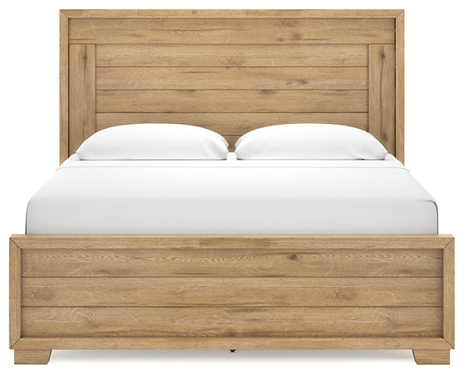 Galliden  Panel Bed With Dresser