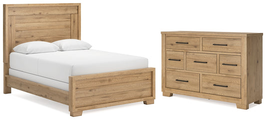 Galliden  Panel Bed With Dresser