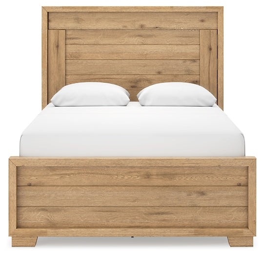 Galliden  Panel Bed With Dresser