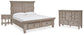 Harrastone  Panel Bed With Dresser And Nightstand