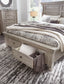 Harrastone  Panel Bed With Dresser And Nightstand