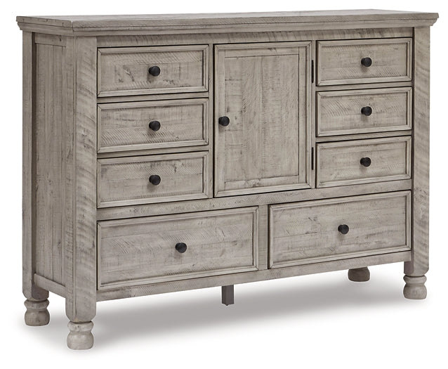 Harrastone California  Panel Bed With Dresser And Nightstand