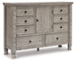 Harrastone California  Panel Bed With Dresser And Nightstand