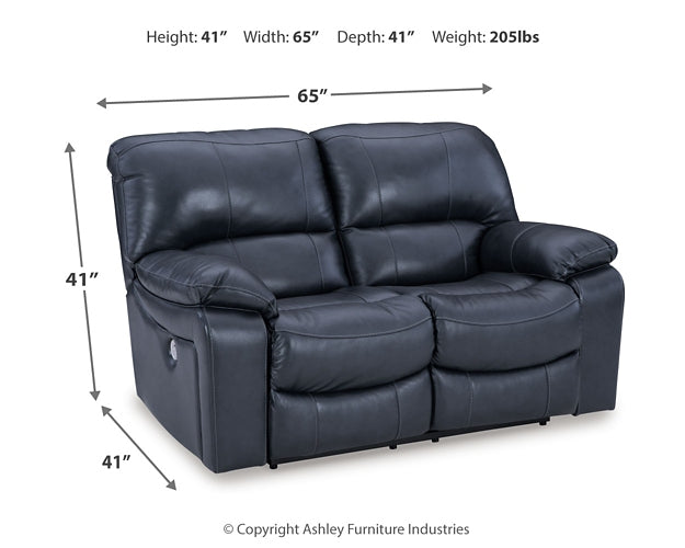 Leesworth Reclining Power Loveseat