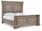 Blairhurst  Panel Bed With Mirrored Dresser, Chest And 2 Nightstands