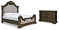 Maylee  Upholstered Bed With Dresser