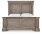 Blairhurst  Panel Bed With Mirrored Dresser, Chest And 2 Nightstands