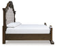 Maylee  Upholstered Bed With Dresser