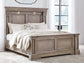 Blairhurst  Panel Bed With Mirrored Dresser And Nightstand