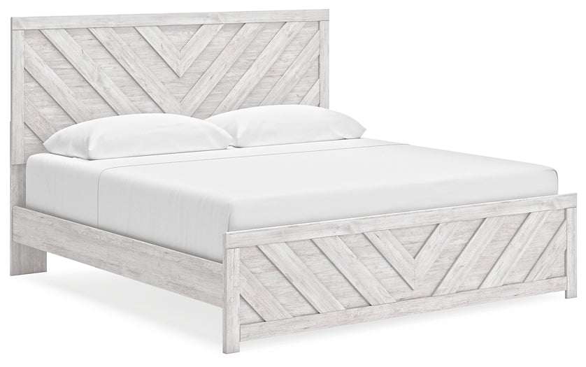 Cayboni  Panel Bed With Dresser