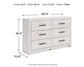 Cayboni  Panel Bed With Dresser