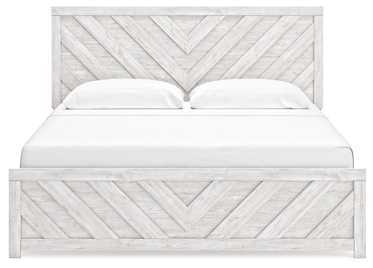 Cayboni  Panel Bed With Dresser