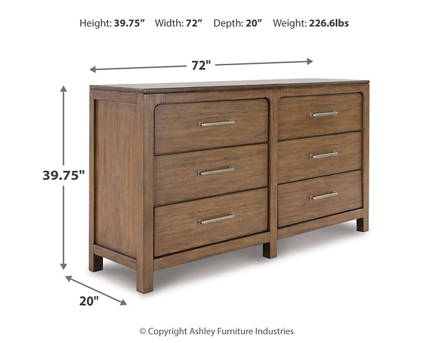 Cabalynn  Upholstered Bed With Dresser And Nightstand