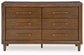 Lyncott  Upholstered Bed With Dresser