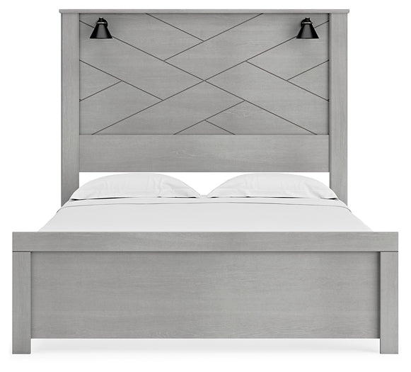 Cottonburg  Panel Bed With Dresser And 2 Nightstands