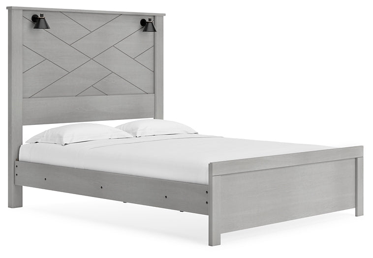 Cottonburg  Panel Bed With Dresser And 2 Nightstands