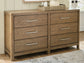 Cabalynn California  Panel Bed With Dresser