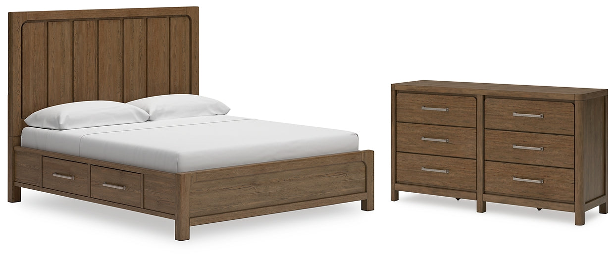 Cabalynn  Panel Bed With Dresser