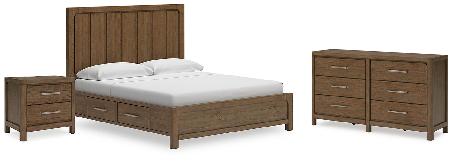 Cabalynn California  Panel Bed With Dresser And Nightstand