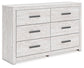 Cayboni  Panel Bed With Dresser