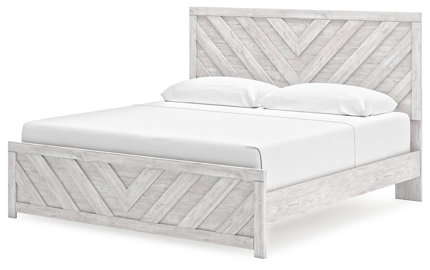 Cayboni  Panel Bed With Dresser And Nightstand