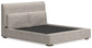 Cabalynn California  Upholstered Bed With Dresser