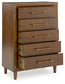 Lyncott  Upholstered Bed With Mirrored Dresser, Chest And 2 Nightstands