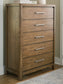 Cabalynn California  Panel Bed With Dresser, Chest And Nightstand