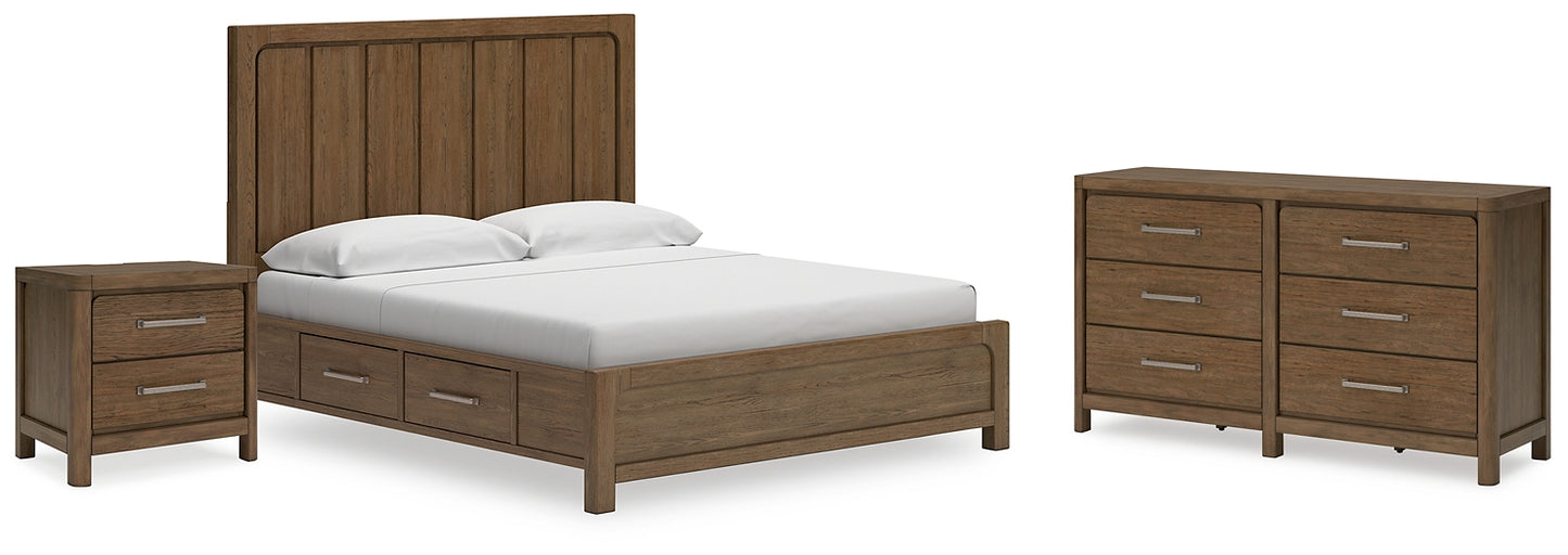 Cabalynn  Panel Bed With Dresser And Nightstand