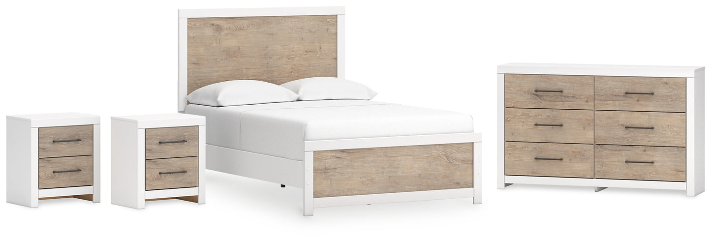 Charbitt  Panel Bed With Dresser And 2 Nightstands