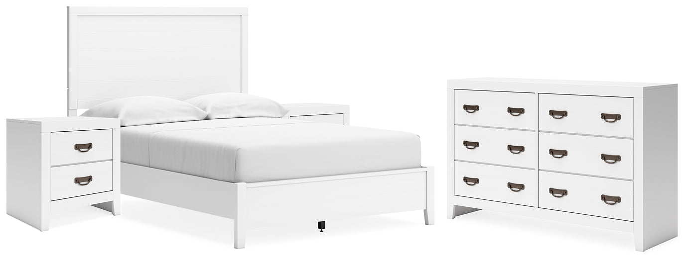 Binterglen  Panel Bed With Dresser And 2 Nightstands