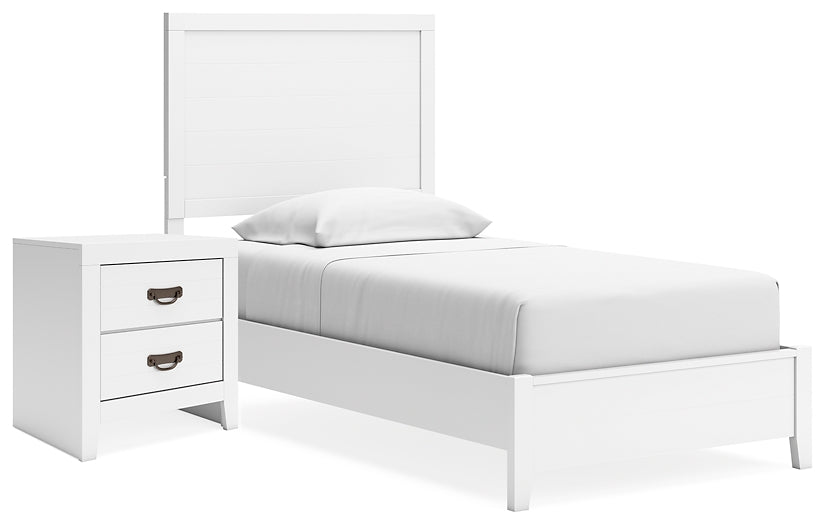 Binterglen  Panel Bed With Nightstand