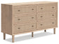 Cielden  Panel Bed With Dresser