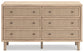 Cielden  Panel Bed With Dresser