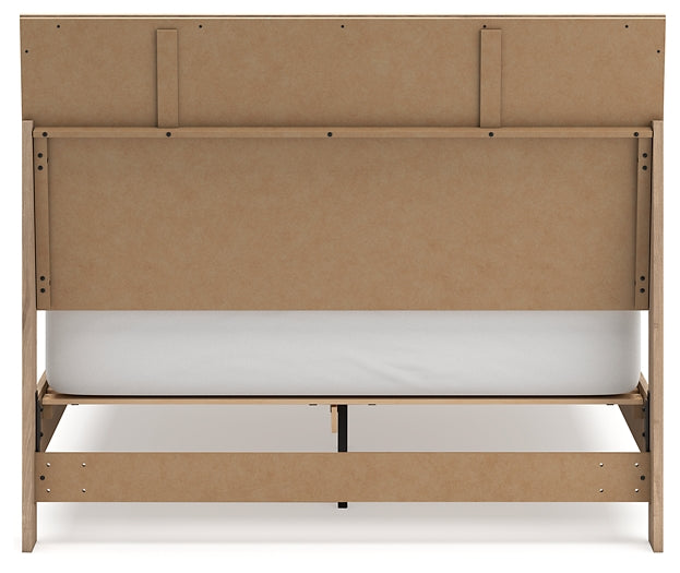 Cielden  Panel Bed With Dresser