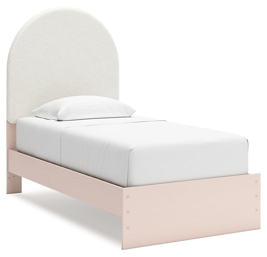 Wistenpine  Upholstered Panel Bed With Dresser