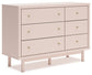 Wistenpine  Upholstered Panel Bed With Dresser