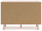 Wistenpine  Upholstered Panel Bed With Dresser