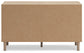 Cielden  Upholstered Panel Bed With Dresser