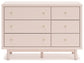 Wistenpine  Upholstered Panel Bed With Dresser