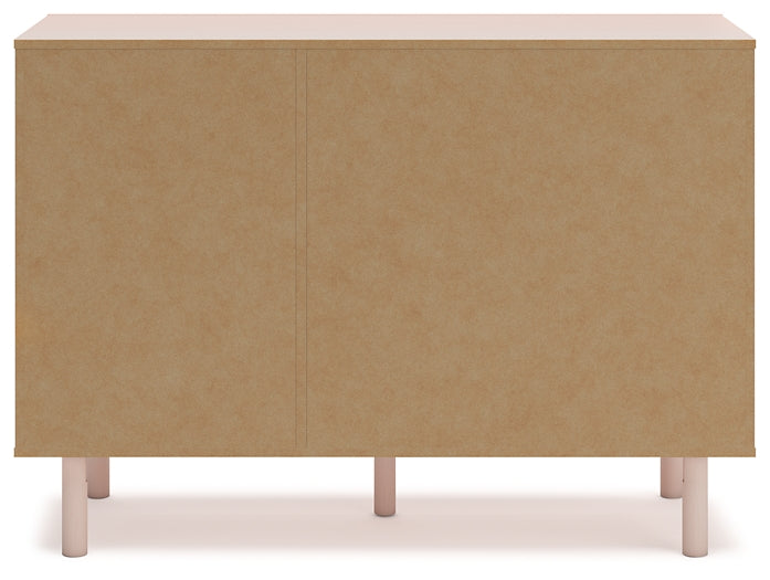 Wistenpine  Upholstered Panel Bed With Dresser