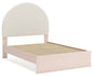 Wistenpine  Upholstered Panel Bed With Dresser