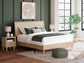 Cielden  Panel Bed With Mirrored Dresser, Chest And 2 Nightstands