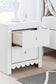 Mollviney  Panel Storage Bed With Mirrored Dresser And Nightstand