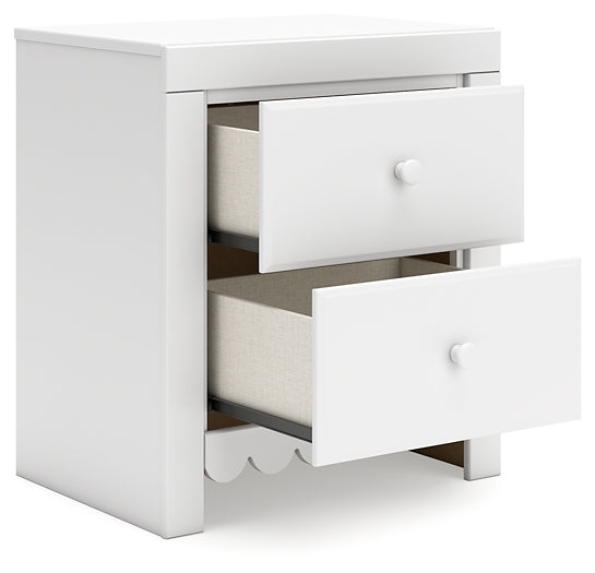 Mollviney  Panel Storage Bed With Dresser And Nightstand